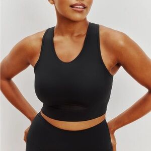 knix Black Momenta Racerback Sports Bra